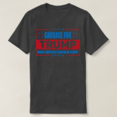 T-shirt ordures pour l'élection de Donald Trump (Design devant)