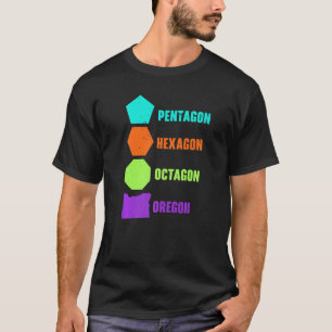T-shirt Oregon États-Unis Amérique Voyage Oregón Salem