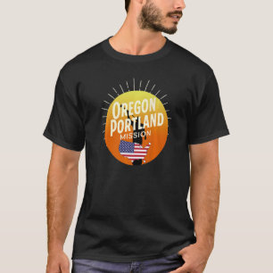 T-shirt Oregon Portland Mormon LDS Mission Missionnaire