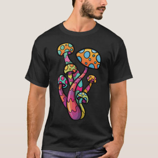 T-shirt Oreille de champignons psychédéliques - Cadeau Tra