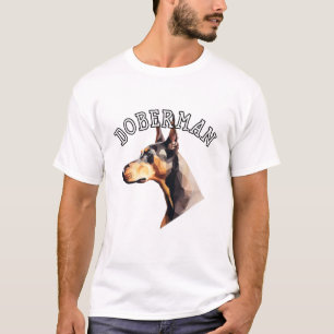 T-shirt oreille naturelle Doberman