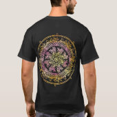 T-shirt Oreiller à lancer Mandala (Dos)