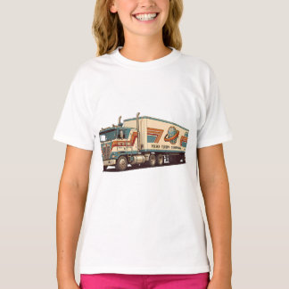 T-shirt Oreiller jeté de camion semi vintage rétro