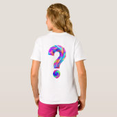 T-shirt Oreiller jeté double face point d'exclamation Ques (Dos entier)