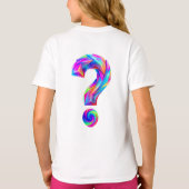 T-shirt Oreiller jeté double face point d'exclamation Ques (Dos)