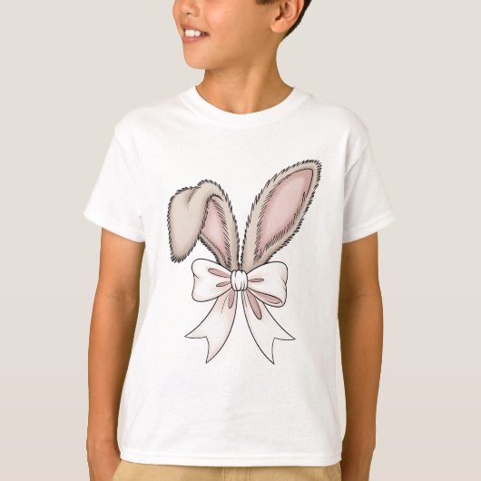 T-shirt Oreilles de lapin de Pâques (Devant)
