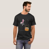 T-shirt Oreilles de lapin de Pâques pour chat (Devant entier)
