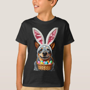 T-shirt Oreilles de lapin mignon chien de bétail australie