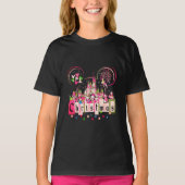 T-shirt Oreilles de Mickey Mouse, Château et Personnages D (Devant)