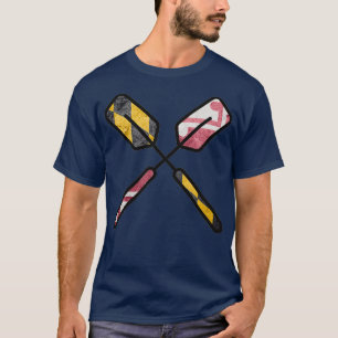 T-shirt Oreilles du drapeau du Maryland