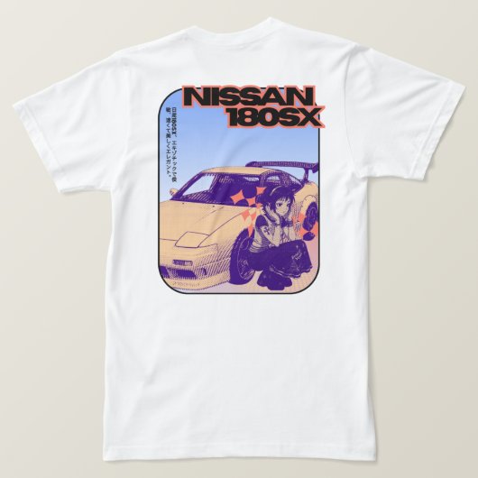 T-shirt Orexo "Midnight Drift : 180SX Edition" (Design dos)