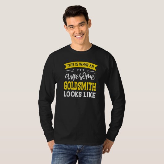 T-shirt Orfèvre Titre de l'employé Travailleur drôle Orfèv (Devant entier)