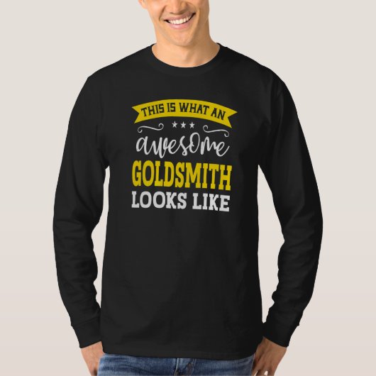T-shirt Orfèvre Titre de l'employé Travailleur drôle Orfèv (Devant)