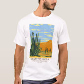 T-shirt Organ Pipe Cactus National Monument Arizona (Devant)