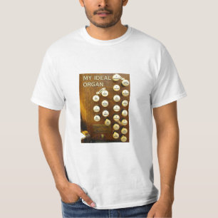 T-shirt organe de tuyau