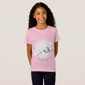 T-shirt organique de chemise d'ours blanc de (Devant entier)