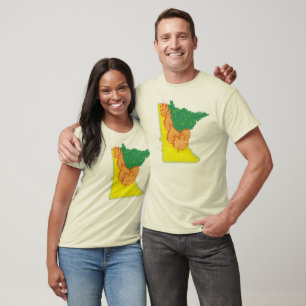 T-shirt organique du MNA des hommes