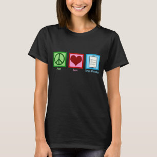 T-shirt Organisation d'événements Paix Amour