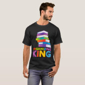 T-shirt Organizing King Quote Fun For Books Lovers Librari (Devant entier)