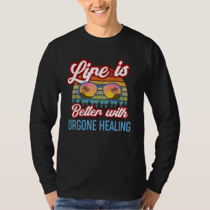 T-shirt Orgone Heure Coucher De Soleil La Vie Est Meilleur
