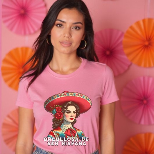 T-shirt Orgullosa de ser Hispana Patrimoine hispanique Esp