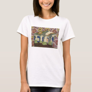 T-shirt Oriental Scenery Design