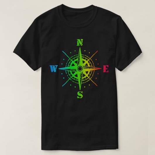 T-shirt Orientations basées sur la planète (Design devant)
