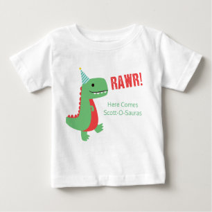 T-shirt orienté de dinosaure pour le garçon ou la