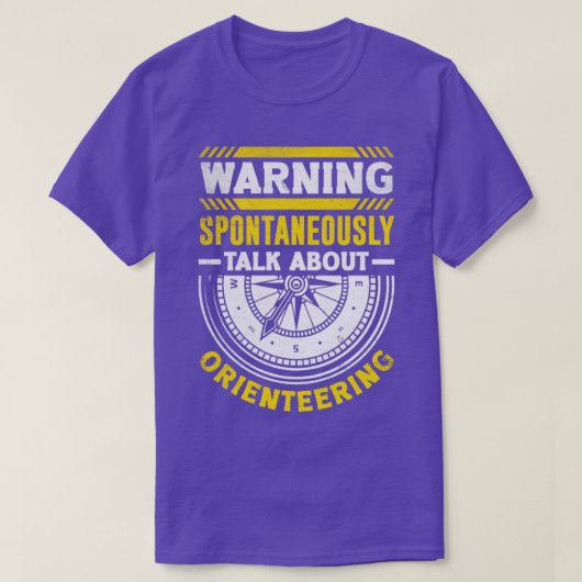 T-shirt Orienteer Runner Runner Orienteering Funny (Design devant)