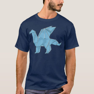 T-shirt Origami Animal Shirt Mens Femen Dames Papier Craf