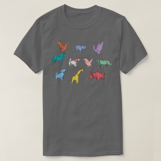 T-shirt Origami Animaux 1 (Design devant)