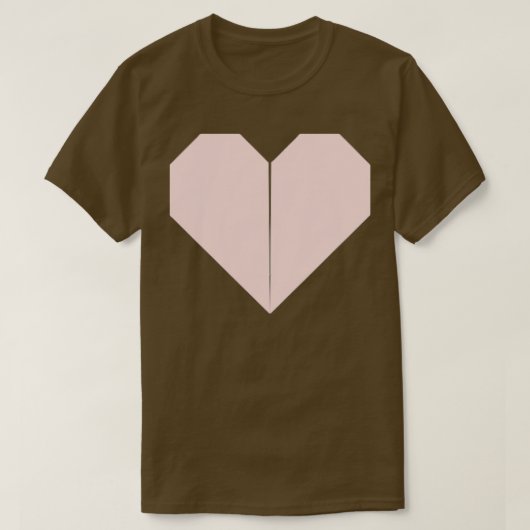 T-shirt Origami Coeur 11 (Design devant)
