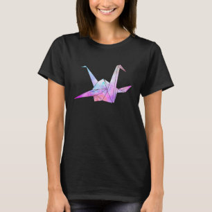 T-shirt Origami Coloré Culture Japonaise Pliage de Papier