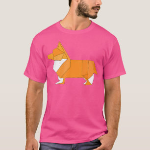 T-shirt Origami Corgi