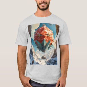 T-shirt Origami cosmique : La bataille au-delà des étoiles
