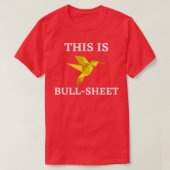 T-shirt Origami drôle C'est BullSheet T (Design devant)