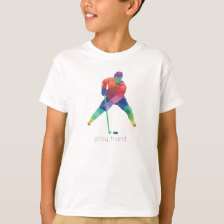 T-shirt Origami dur d'hockey de jeu