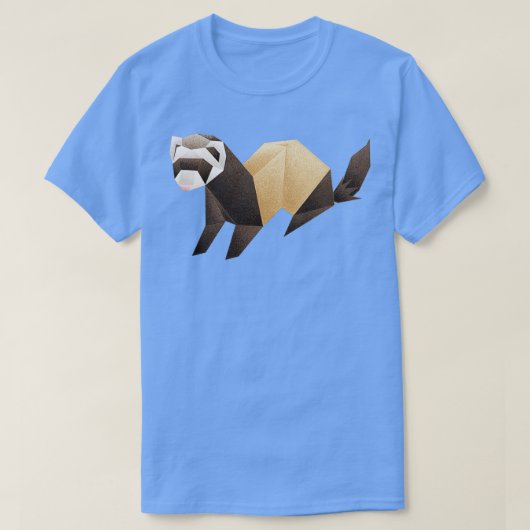 T-shirt Origami Ferret (Design devant)