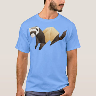 T-shirt Origami Ferret