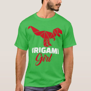 T-shirt Origami Girl