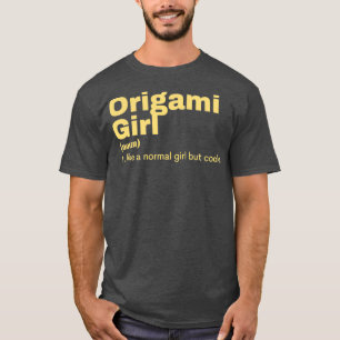 T-shirt Origami Girl Origami 1