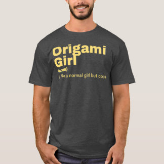 T-shirt Origami Girl Origami 1