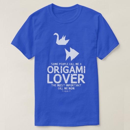 T-shirt Origami Lover Maman Drôle Design pour cadeau (Design devant)
