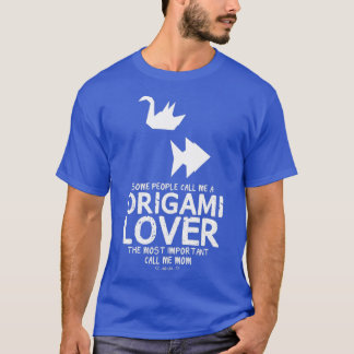 T-shirt Origami Lover Maman Drôle Design pour cadeau