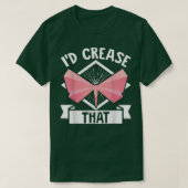 T-shirt Origami Master Paper Folding Craft Crane ID Crease (Design devant)