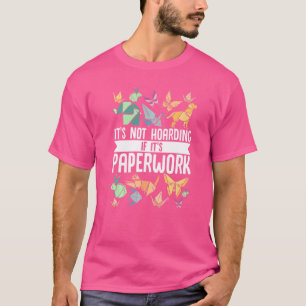 T-shirt Origami Papier principal Pliage Grue d'artisanat P