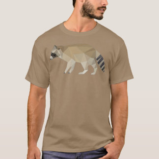 T-shirt Origami Raccoon