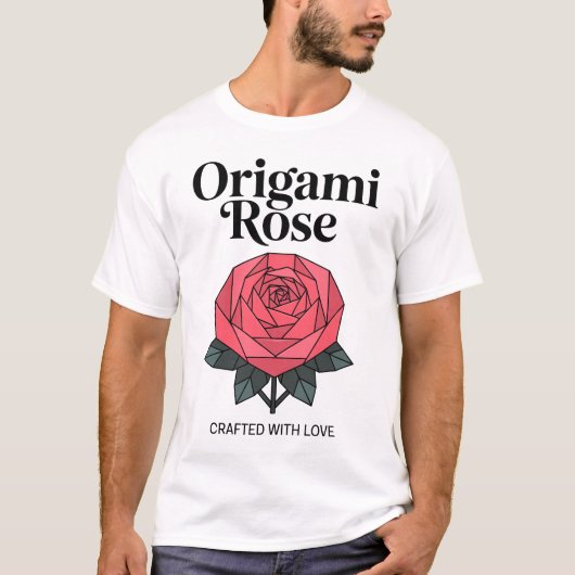 T-shirt Origami Rose Tee (Devant)