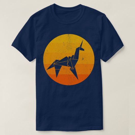 T-shirt Origami Unicorn (Design devant)