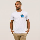 T-shirt 'Origin Charters' Bateau Capitaine Ash Impression  (Devant entier)